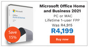 First Shop Microsoft Office Home And Business 2021 offer