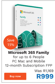 First Shop Microsoft 365 Family offer