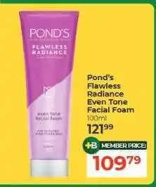 Dis-Chem Pond's Flawless Radiance Even Tone Facial Foam offer