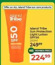 Dis-Chem Island Tribe Sun Protection Light Lotion offer