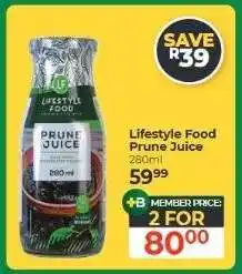 Dis-Chem Lifestyle Food Prune Juice offer