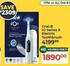 Dis-Chem Oral-B iO Series 6 Electric Toothbrush offer