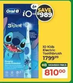 Dis-Chem Oral-B iO Kids Electric Toothbrush offer