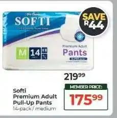 Dis-Chem Softi Premium Adult Pull-Up Pants offer