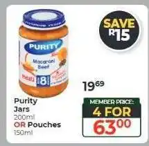Dis-Chem Purity Jars offer