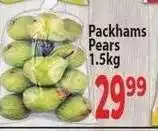 Supa Store Packhams Pears offer