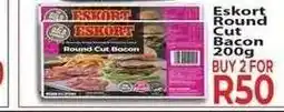 Supa Store Eskort Round Cut Bacon 200g offer