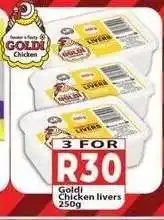 Supa Store Goldi Chicken livers 250g offer