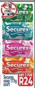 Supa Store Securex soap 175g assrt offer