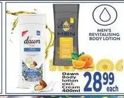 Supa Store Dawn Body lotion excl. Cream 400ml offer