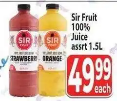 Supa Store Sir Fruit 100% Juice offer