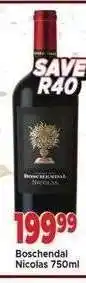 Supa Store Boschendal Nicolas 750ml offer