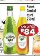 Supa Store Rose's Cordial offer