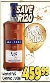 Supa Store Martell VS Cognac 750ml offer