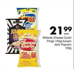 Save Hyper Willards Cheese Curls/Flings/Jumpin Jack Popcorn offer