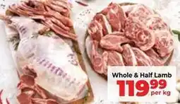 Food Lover's Market Whole & half lamb offer