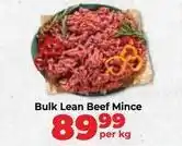 Food Lover's Market Bulk lean beef mince offer