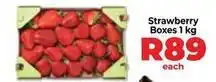 Food Lover's Market Strawberry boxes offer
