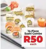 Food Lover's Market 14-piece sushi combo offer