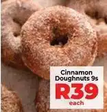 Food Lover's Market Cinnamon doughnuts offer