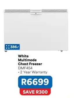 OK Furniture White Multimode Chest Freezer DMF454 offer