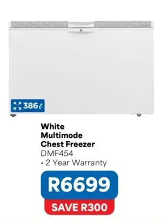 White Multimode Chest Freezer DMF454