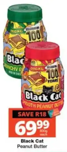 Checkers Black Cat Peanut Butter offer