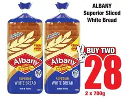Boxer Superstores ALBANY Superior Sliced White Bread offer