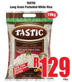 Boxer Superstores TASTIC Long Grain Parboiled White Rice offer