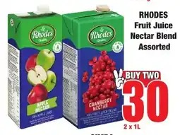 Boxer Superstores RHODES Fruit Juice Nectar Blend Assorted offer