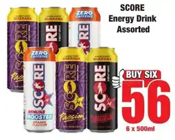 Boxer Superstores SCORE Energy Drink Assorted offer
