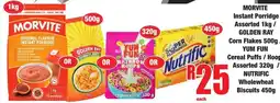 Boxer Superstores MORVITE Instant Porridge Assorted offer