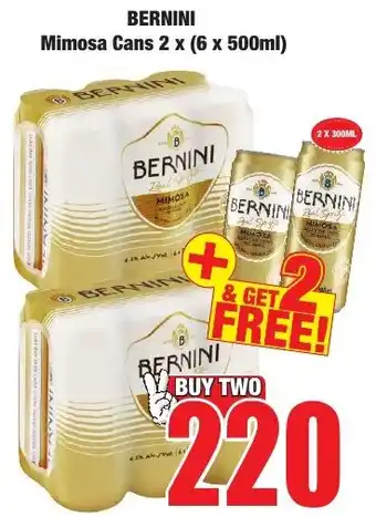 Bernini Mimosa Cans
