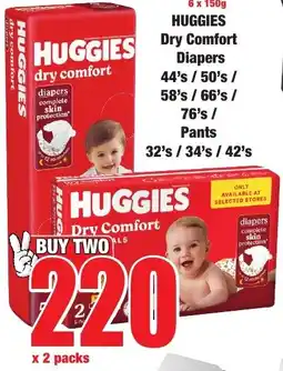 Boxer Superstores HUGGIES Dry Comfort Diapers offer