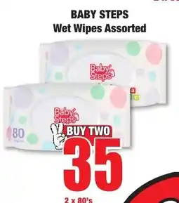 Boxer Superstores Baby Steps Wet Wipes Assorted offer