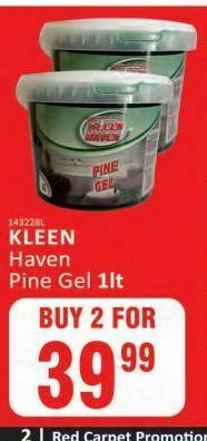 Kleen haven pine gel