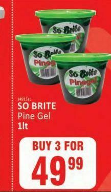 So brite pine gel