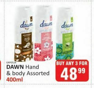 Dawn hand & body assorted