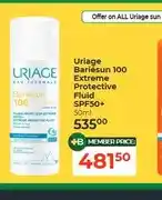 Dis-Chem Uriage Bariesun 100 Extreme Protective Fluid SPF50+ 50ml offer