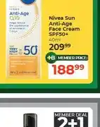 Dis-Chem Nivea Sun Anti-Age Face Cream SPF50+ 40ml offer