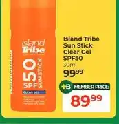 Dis-Chem Island Tribe Sun Stick Clear Gel SPF50 30ml offer