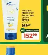 Dis-Chem Portia M Marula Oil Sunscreen Lotion SPF50 100ml offer