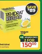 Dis-Chem Rehidrat Reload 6 sachets - 2 for offer