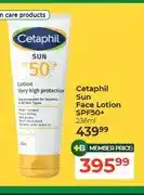 Dis-Chem Cetaphil Sun Face Lotion SPF50+ 236ml offer