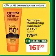 Dis-Chem Dermopal Moisturising Sunscreen SPF50+ 100ml offer