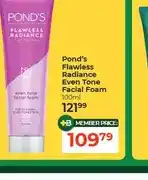 Dis-Chem Pond's Flawless Radiance Even Tone Facial Foam 100ml offer