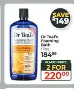 Dis-Chem Dr Teal's Foaming Bath 1 litre - 2 for offer