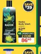 Dis-Chem Radox Body Wash 400ml offer
