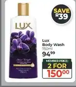 Dis-Chem Lux Body Wash 750ml - 2 for offer