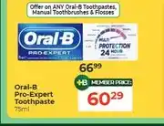 Dis-Chem Oral-B Pro-Expert Toothpaste 75ml offer